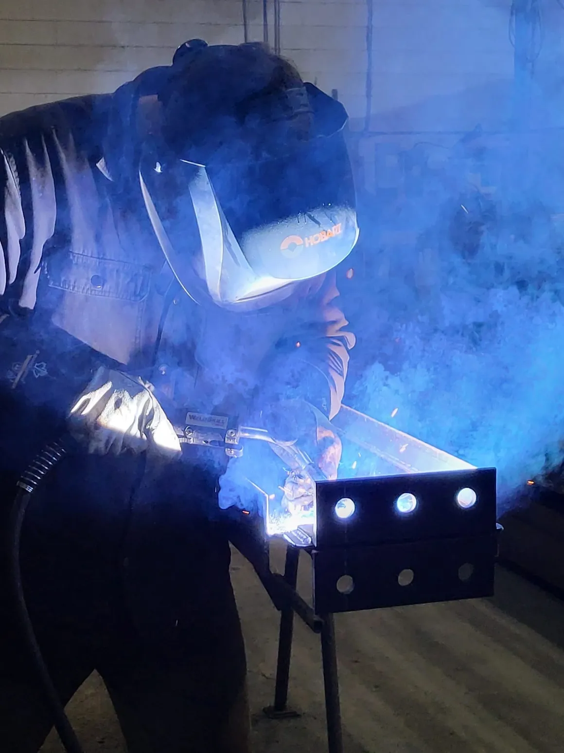 Custom structural steel fabrication project in Ontario