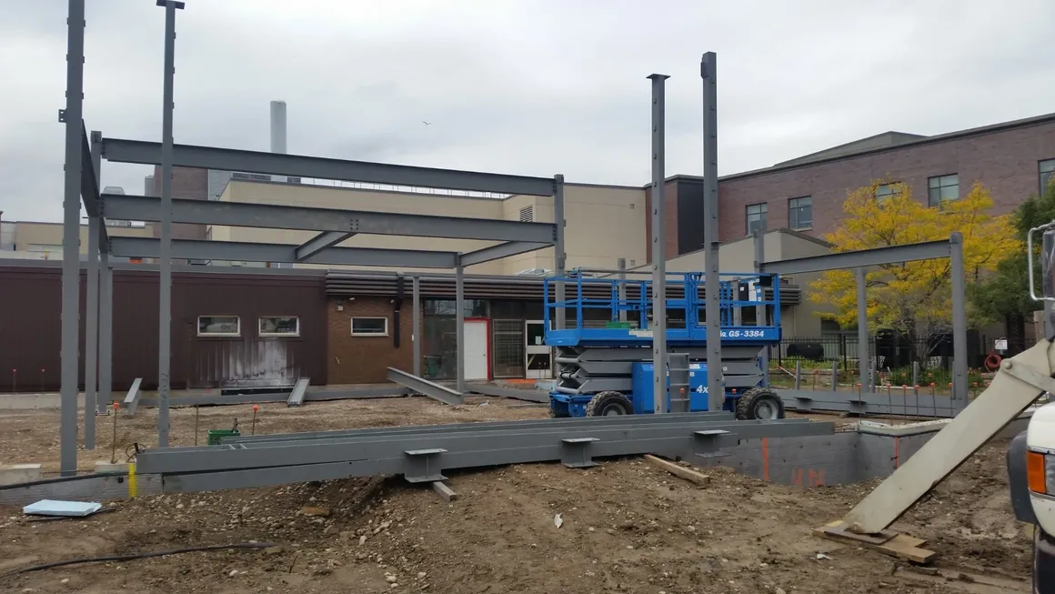 Commercial steel fabrication and welding work by Canadian Steel Fab